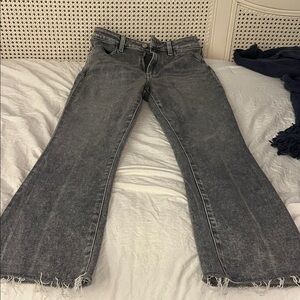 PAIGE Charcoal Flare Women's Jeans